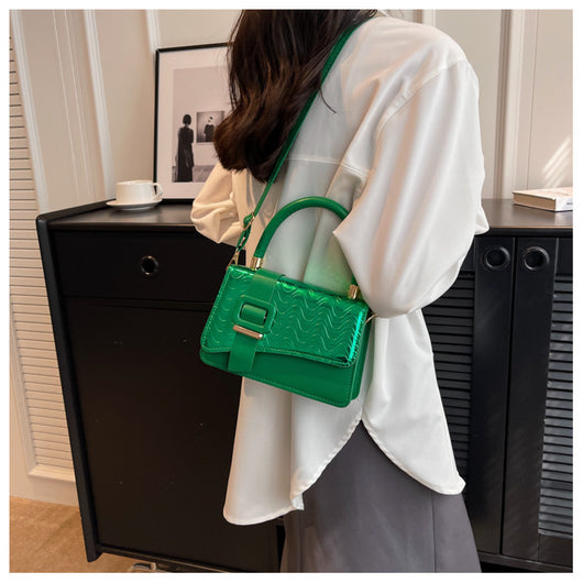 Bolsa Bandolera Cuadrada Pequeña con Patrón Brillante para Mujer - Image 24