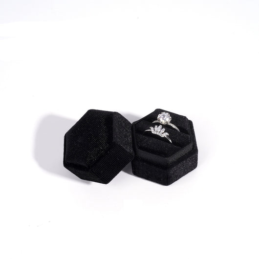 Caja de Terciopelo Hexagonal para Joyas Premium - Image 15