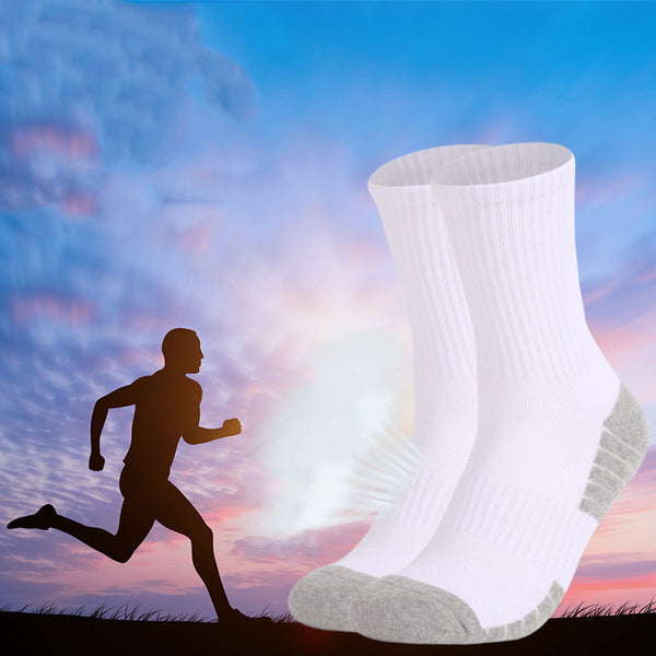 Calcetines Deportivos Acolchados Hasta la Pantorrilla para Absorber Sudor