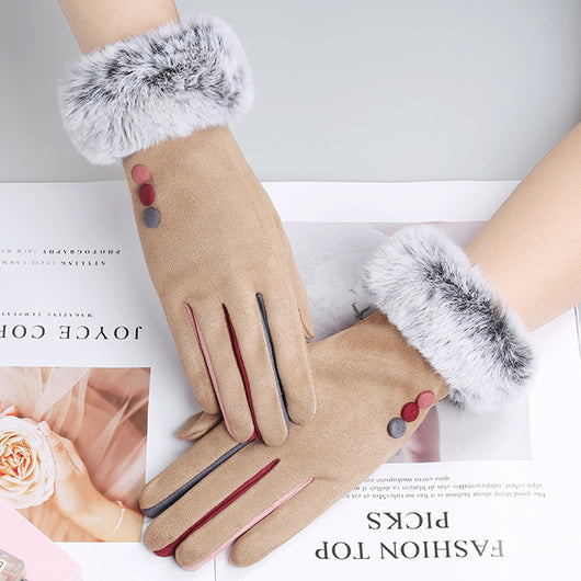 Guantes Cálidos de Gamuza para Invierno con Función Táctil - Image 9