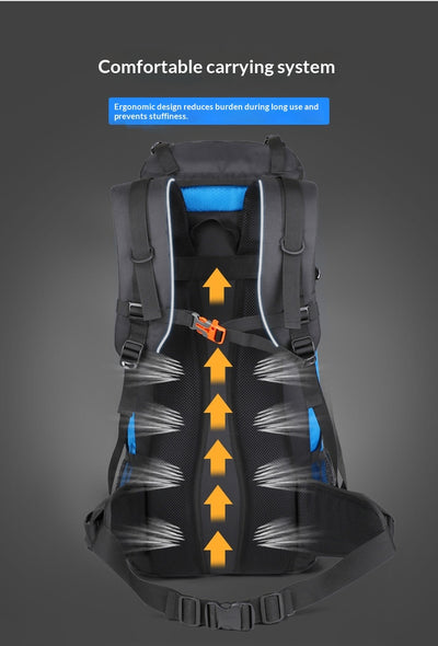Mochila de Viaje y Senderismo Impermeable de Gran Capacidad - Image 18