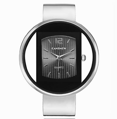 Reloj de Lujo para Mujer - Pulsera Elegante Dorado y Plateado - Image 3