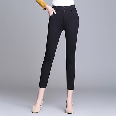 Pantalones Térmicos Gruesos para Otoño e Invierno - Talla Plus - Image 2