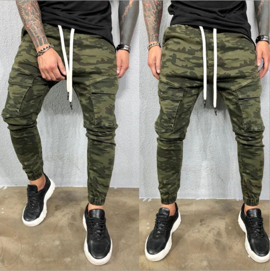 Jeans Micro-elásticos Camuflaje con Bolsillos - Estilo Explosivo Tendencia - Image 6