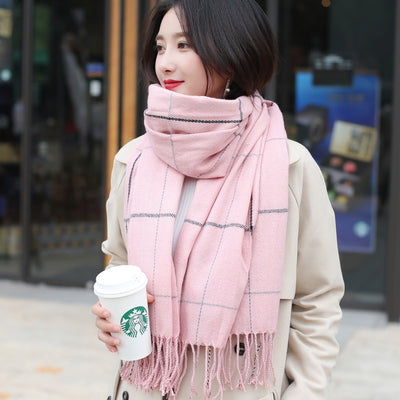 Chal de Invierno Tipo Cachemira para Mujer - Versátil y Abrigador - Image 16
