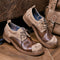 Zapatos de Cuero Genuino Hechos a Mano Estilo Británico Otoñal para Hombre