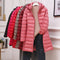 Chaqueta Acolchada Mujer Corta con Capucha Desmontable