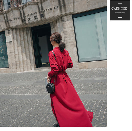 Vestido Camisero con Cintura Marcada - Image 8