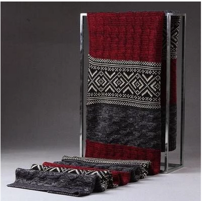 Bufanda Larga Tejida para Hombre - Calidez y Estilo - Image 10