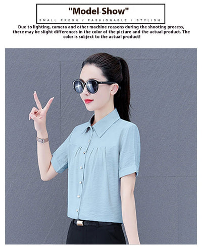 Blusa Casual de Manga Larga para Mamás Modernas - Image 10