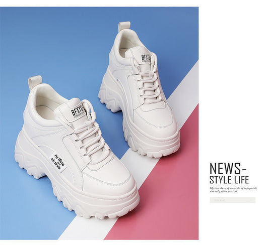 Zapatos Deportivos Dad Shoes con Suela Elevada y Cuero Suave Premium - Image 18