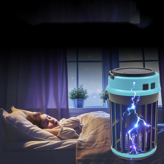 Lámpara Antimosquitos Solar Recargable con LED - Image 2