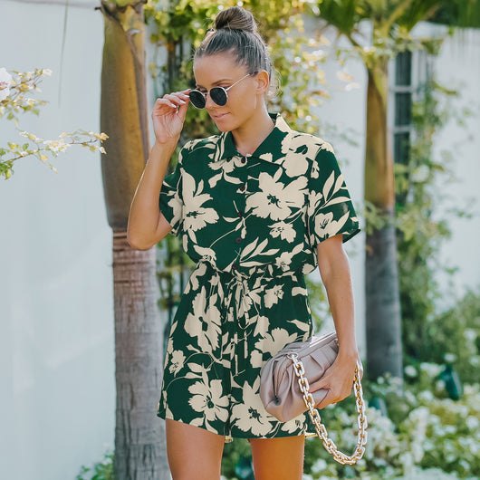 Jumpsuit Estampado para Mujer Estilo Europeo y Americano - Image 3