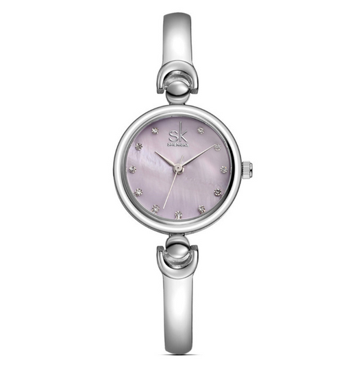 Reloj de Lujo para Mujer con Cristales Brillantes - Acero Inoxidable y Cuarzo - Image 4