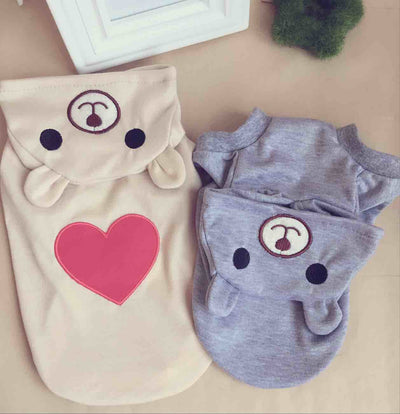 Ropa de Verano para Mascotas con Diseño de Ositos Adorables - Image 3