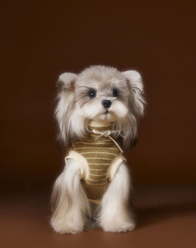 Suéter Tejido sin Mangas para Perros Pequeños Bichón Maltés York - Image 13