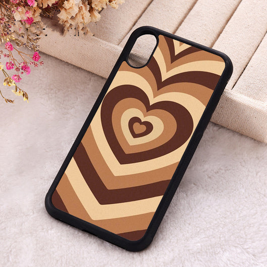 Funda Protectora de Silicona Suave con Patrón de Corazones de Café - Image 7