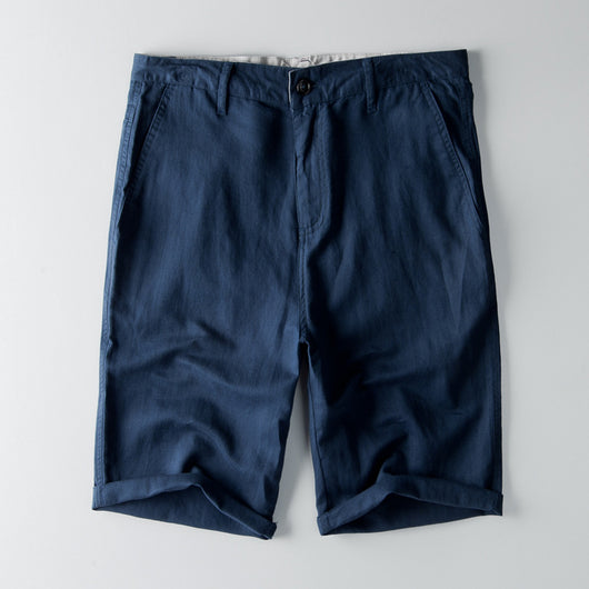 Shorts de Lino y Algodón para Hombre - Verano y Otoño - Image 3