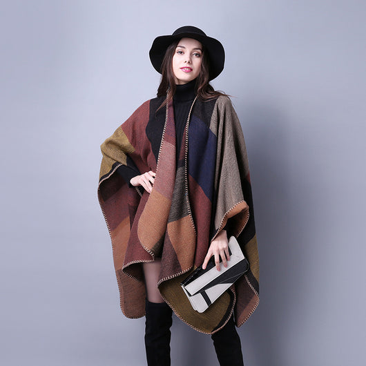 Bufanda Cuadros Viajera Estilo Cashmira para Mujer - Image 18
