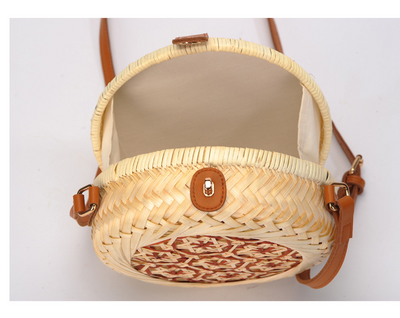 Bolsa Tejida a Mano en Bambú Vietnamita - Image 4