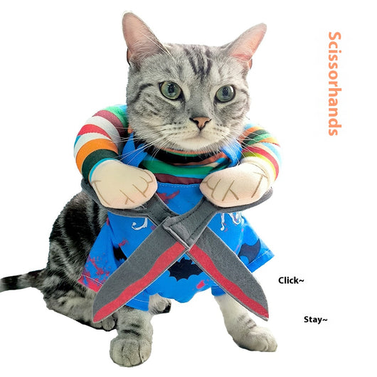 Disfraz de Halloween para Mascotas - Traje de Tijeras Ajustable para Perros y Gatos - Image 5