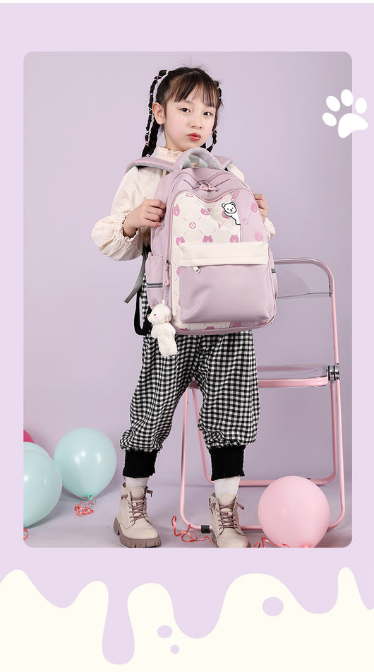 Mochila Escolar Osito Tierna Grande y Ligera para Primaria - Image 13