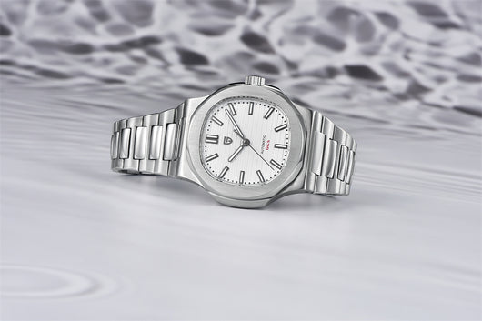 Reloj Automático de Acero Inoxidable Resistente al Agua - Diseño Barril - Image 28