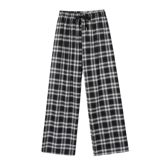 Pantalón Ancho Cintura Alta Drapeado Casual Tendencia - Image 9