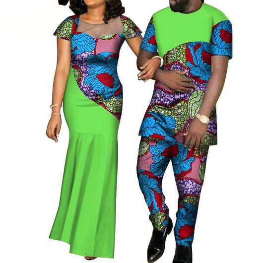 Conjunto de Traje a Juego en Algodón con Estampado Batik - Image 17