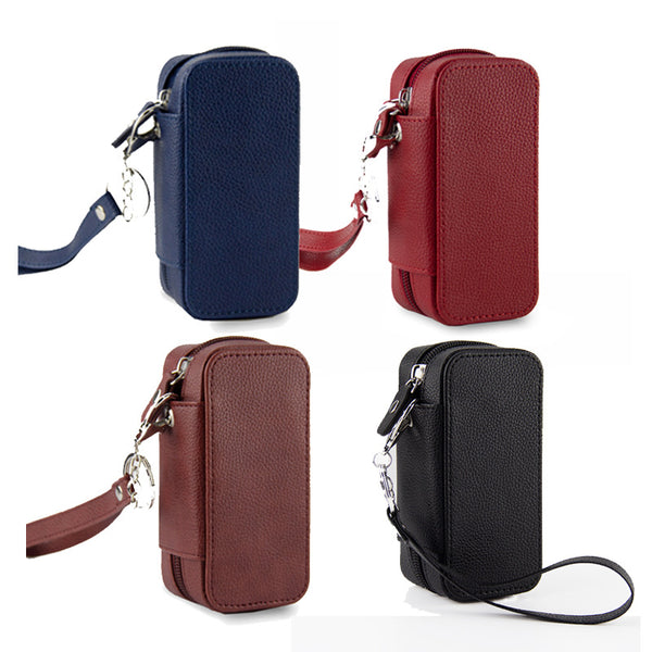 Bolsa de Almacenamiento con Cubierta de Cuero Estampado Lichi
