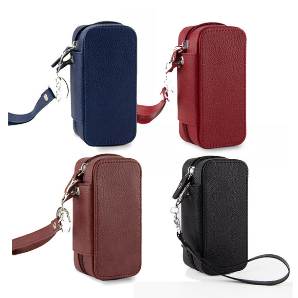 Bolsa de Almacenamiento con Cubierta de Cuero Estampado Lichi