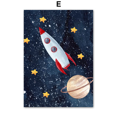 Cuadro de Lona: Astronauta en el Espacio - Image 14