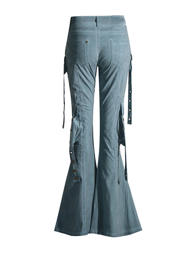 Jeans Acampanados de Cintura Alta para Mujer - Image 7