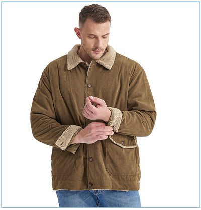 Chaqueta de Cachemira Gruesa para Hombre - Corte Holgado y Casual - Image 31
