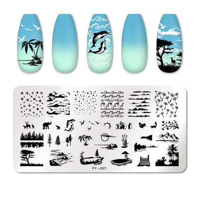 Placa de Estampado para Manicura en Acero Inoxidable - Image 7