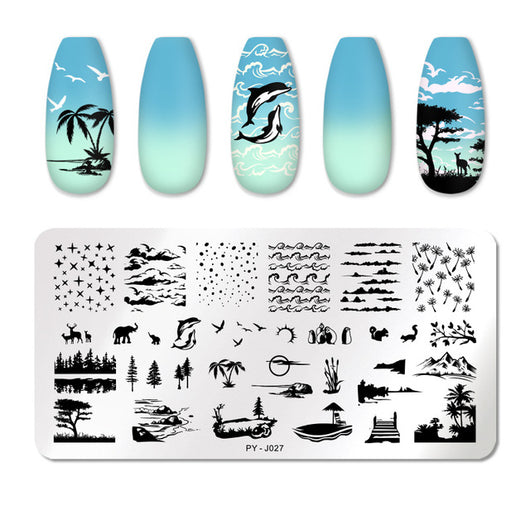 Placa de Estampado para Manicura en Acero Inoxidable - Image 7
