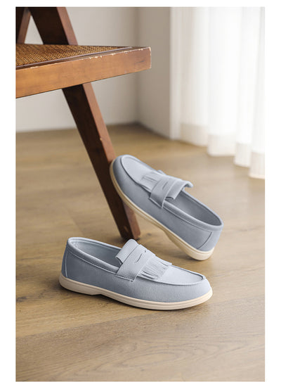 Mocasines de Cuero Mate para Hombre - Calzado Slip-on Elegante - Image 13