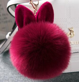 Llavero de Peluche Colorido Conejo - Image 15