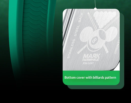 Reloj de Cuarzo Personalizado para Hombre con Diseño Temático de Billar - Image 18