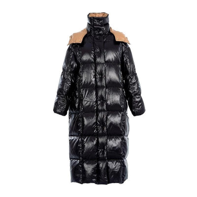 Abrigo Largo Acolchado de Plumas para Mujer - Diseño Extra Grueso - Image 7