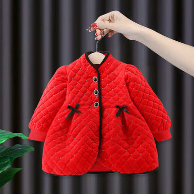 Cardigan Acolchado de Largo Medio para Niños - Estilo Coreano - Image 4