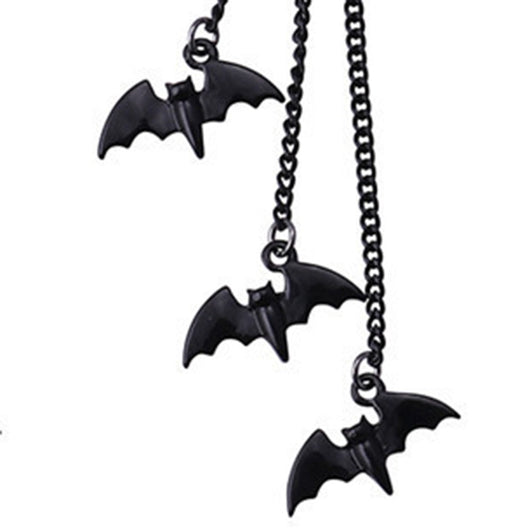 Aretes de Murciélago Halloween Minimalistas para Mujer - Image 7