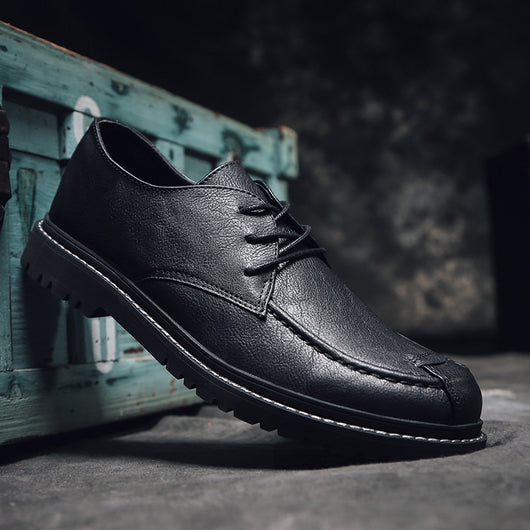Zapatos de Cuero para Hombre Invierno - Casual y Elegante - Image 14