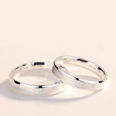 Anillo Ajustable Chapado en Platino y Plata Fina