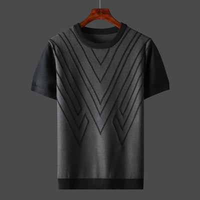 Camiseta Casual Slim Fit Cuello Redondo Hombre - Image 3