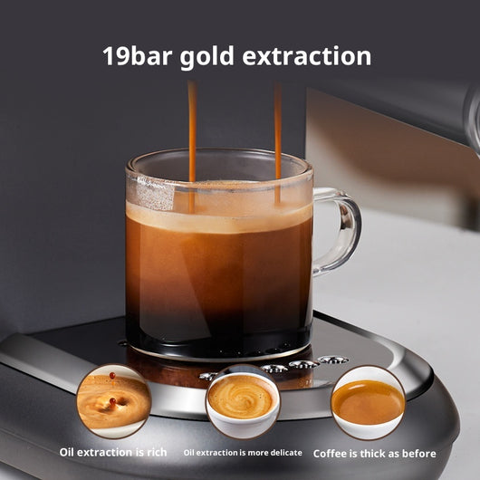 Cafetera Espresso Automática y Semiautomática con Vaporizador de Leche - Image 3