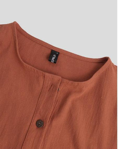 Camisa Estampada de Rayas Árabes para Hombre de Manga Larga - Image 25
