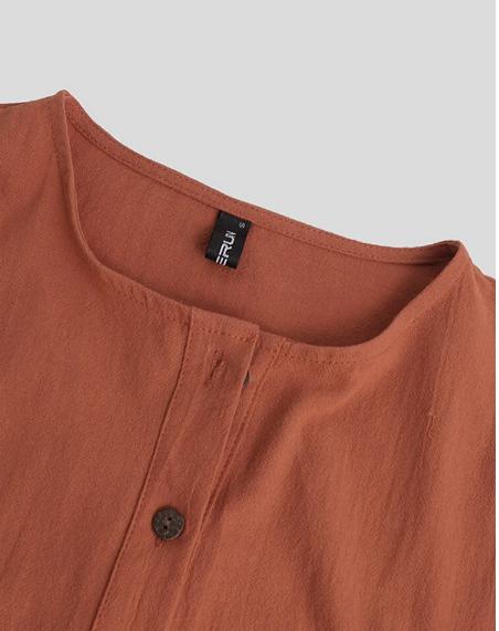 Camisa Estampada de Rayas Árabes para Hombre de Manga Larga - Image 25