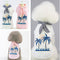 Ropa para Mascotas con Bordado de Árbol de Coco