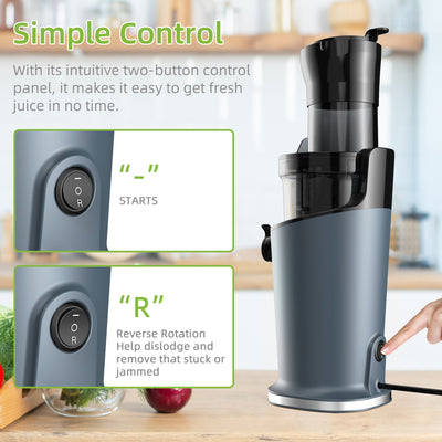 Extractor de Jugos de Baja Velocidad con Diámetro Grande - Image 14